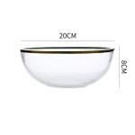 8 Inch Glass Bowl