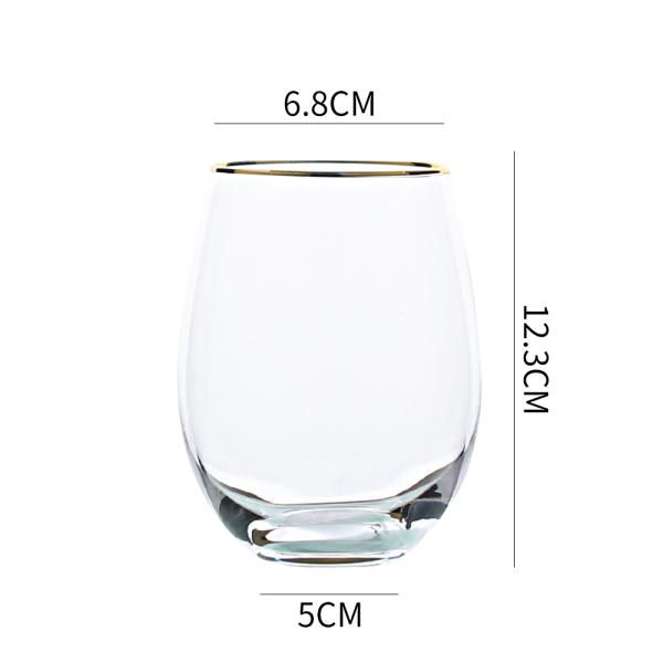 540ml Glass Water Cup