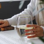 540ml Glass Water Cup