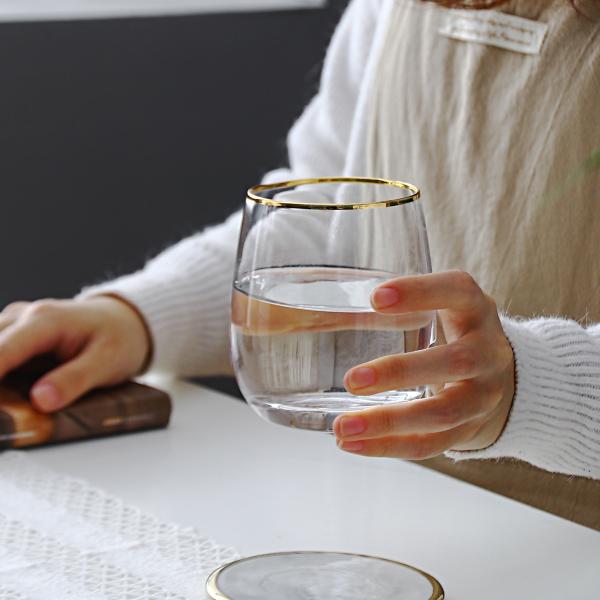 344ml Glass Water Cup