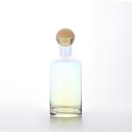 Glass Straight Pot With Wooden Stopper