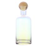 Glass Straight Pot With Wooden Stopper
