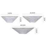 Three Piece Glass Bowl