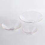 Three Piece Glass Bowl