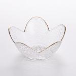 Gold Drawing Glass Plate