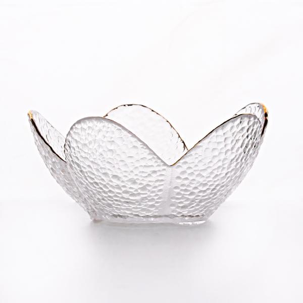 Gold Drawing Glass Plate