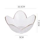 Gold Drawing Glass Plate