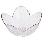 Gold Drawing Glass Plate