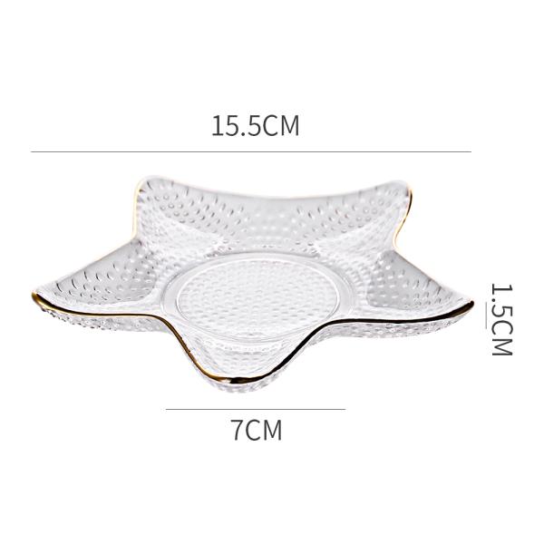 Starfish Pate Glass Plate