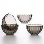 Four Pieces Glass Bowl