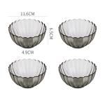 Four Pieces Glass Bowl