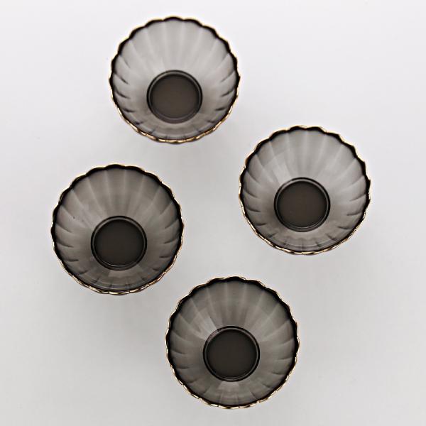 Four Pieces Glass Bowl