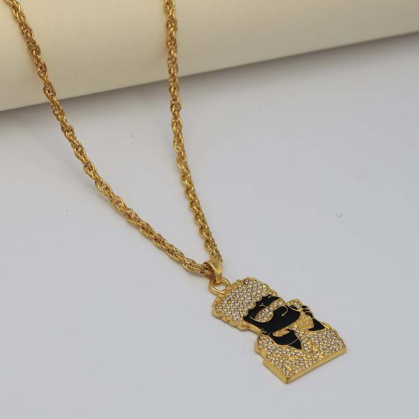 Sunglasses man avatar necklace