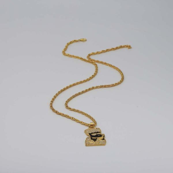 Sunglasses man avatar necklace