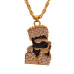 Sunglasses man avatar necklace