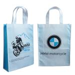 Convention Advertising Non-woven Fabric Handbag Customized Non-eco-friendly Colorful Car-stitched Coated Non-woven Bag Logo