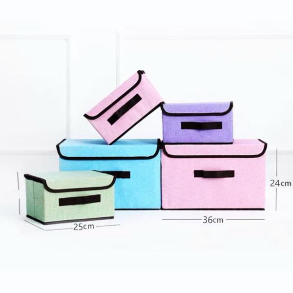 Foldable Non-woven Fabric Storage Box Home Life Supplies Wardrobe Clothes Trousers Organizer Box Toy Storage