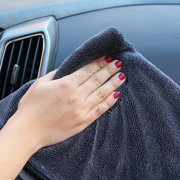 Tightly Twisted Mini Braided Car Towel 60*90cm Glass Cleaning Water Absorbent Cloth Amazon Cross-border Auto Supplies