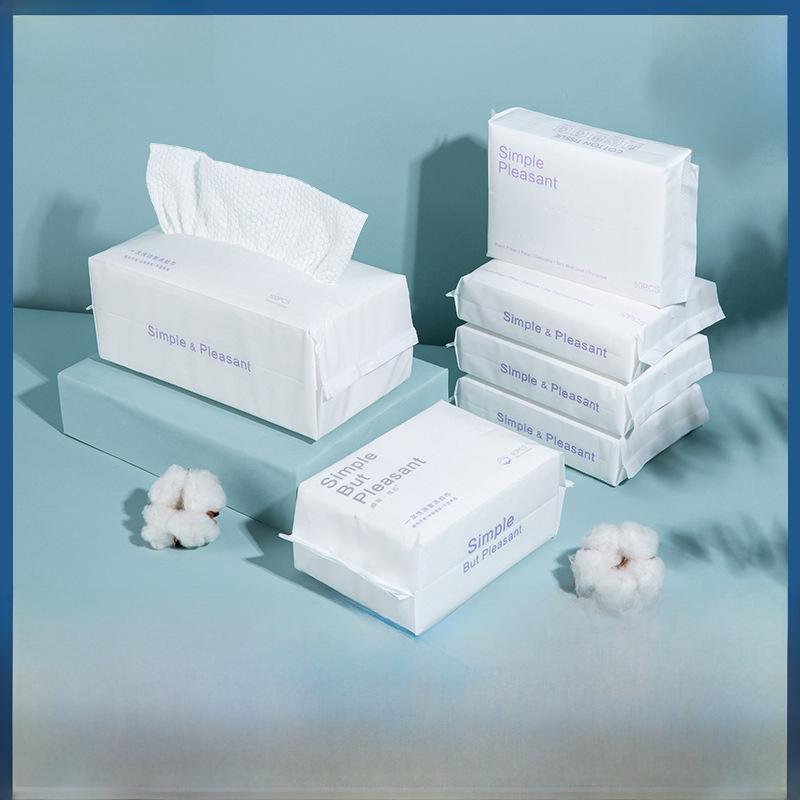 Thickened Disposable Cotton Soft Towel Beauty Extractable Face Washing Towel Face Makeup Removal Washing