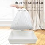 Pet Waste Bag Cat Shit Bag Litter Bag No Shovel Needed Pet Cleaning Supplies Thickened Plastic Handheld Style Made in Zhejiang