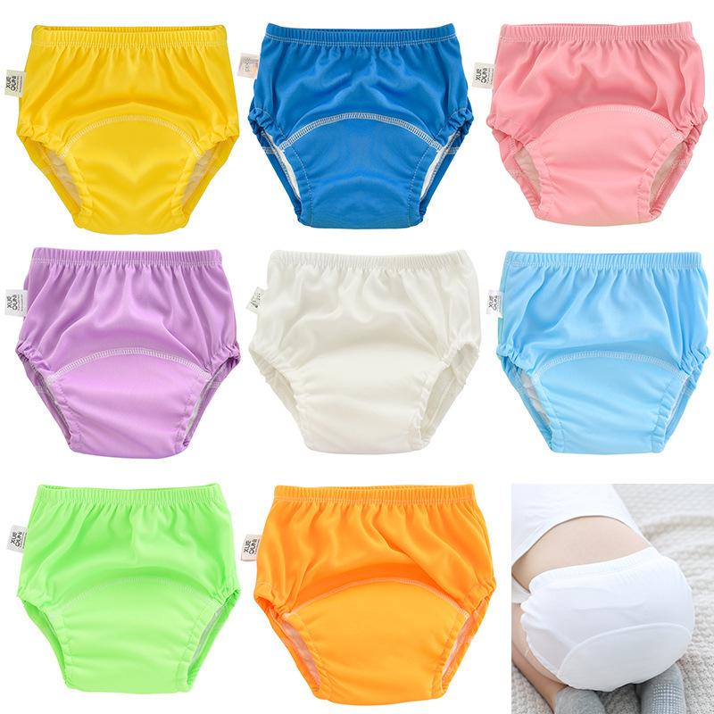 2024 Baby Training Pants Washable 6-Layer Polyester Diaper Pants Baby Diaper Pants Cotton Study Pants Summer Diaper