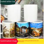Creative Coated Ceramic Mugs Color Changing Water Cups Logo Heat Transfer Advertising Gifts Mark Cups
