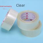 4.5cm100 Yellow Packing Tape Transparent Sealing Tape For Express Delivery Brown Paper Adhesive Film Yellow Box Sealing