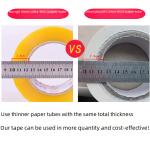 Transparent Tape Whole Box Express Packaging Yellow Sealing Tape Large Roll Closure Adhesive Cloth