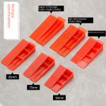 Thickened Ceramic Tile Leveling Tool Plug Base Cross Wrench Tile Adhesive Tool Flattening Device
