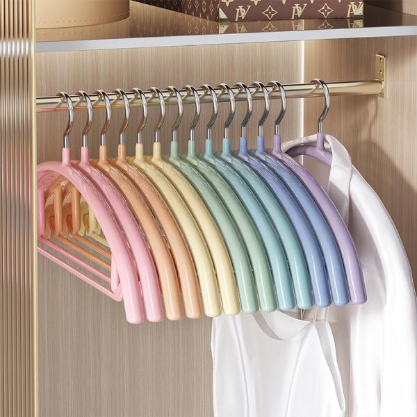 Thickened Multi-functional Non-slip Semi-circular Clothing Store Coating Drying Rack No Trace Clothes Rack Home Use