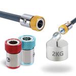 Universal 1/4 Bit Magnetic Ring Colorful Metal Screwdriver Head Positioning Magnetizer Magnetic Ring Steel Sleeve Drill Accessory