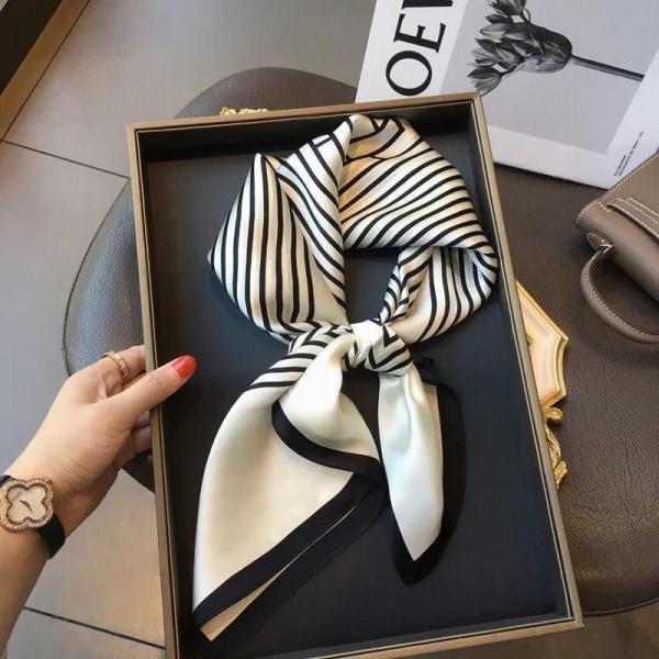 Fashionable Scarf Accessories Women's Silk Scarf Shawl Wrap Floral Printed Design Various Colors Available
