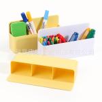 Magnetic Whiteboard Blackboard Multi-functional Water-soluble Chalk Storage Box Pen Holder Rectangular Plastic Organizer