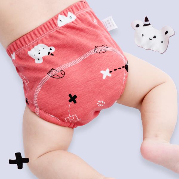 Infant Study Pants Breathable Training Pants Baby Diaper Pocket Six-layer Toilet Diaper Pants Crotch Waterproof Diaper Pants