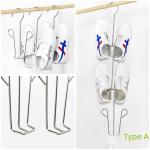 Thickened Stainless Steel Shoe Drying Rack Outdoor Balcony Shoe Hanging Hook Non-magnetic Hanging Rack Storage Cleaning Tool