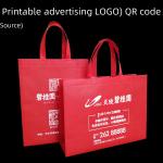 Convention Advertising Non-woven Fabric Handbag Customized Non-eco-friendly Colorful Car-stitched Coated Non-woven Bag Logo