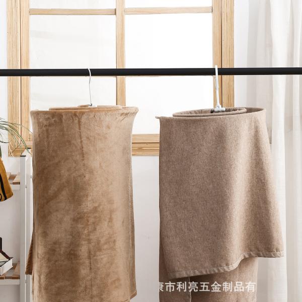 Spiral Clothes Hanger Towel Drying round Foldable Bed Sheet No Trace Towel Rack Dormitory Wholesale Detachable Home Use