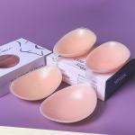 Thickened Silicone Chest Stickers Women's Wedding Dress No Shoulder Strap Underwear Gather Chest Bra Support Strap Nipple Cover