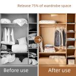 Factory Direct Home Use Clothing Compression Bag Thickened Hand Roll Transparent Vacuum Extraction Quilt Storage Bag
