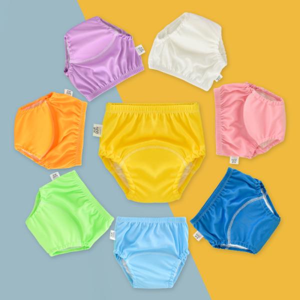 2024 Baby Training Pants Washable 6-Layer Polyester Diaper Pants Baby Diaper Pants Cotton Study Pants Summer Diaper