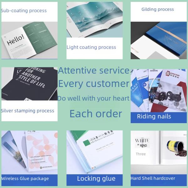 Product Catalog Brochure Design Single Page Printing For Company Promotional Folding Pages Product Manual