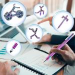 Office Cultural/gift Pens - Customized Logo Ballpoint Fountain Pens - Metal Material Various Colors Available
