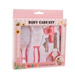 Baby Care Cleaning 6-piece Set Nail Scissors Combination Suit Baby Safety Comb Brush Gift Box