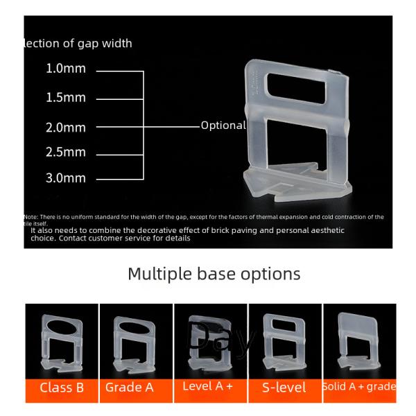 Thickened Ceramic Tile Leveling Tool Plug Base Cross Wrench Tile Adhesive Tool Flattening Device