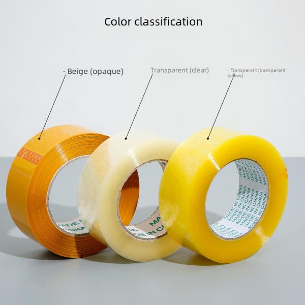 Transparent Thickened Large Roll Packing Sealing Tape Whole Case High Adhesive Warning Label Printing E-commerce Tape