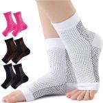 Outdoor Fitness Sports Ankle Support Pressure Socks Compression Sleeve Toe Protection Elastic Socks Compression Sleeve