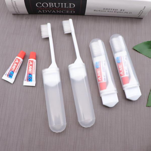 Portable Travel Foldable Soft Bristle Mini Toothbrush Non Disposable Air Travel Universal Household Biodegradable Plastic Toothbrush
