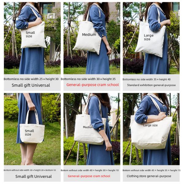 Canvas Bag For Packaging Food Clothing Miscellaneous Items Suitable For Home Use Small Businesses