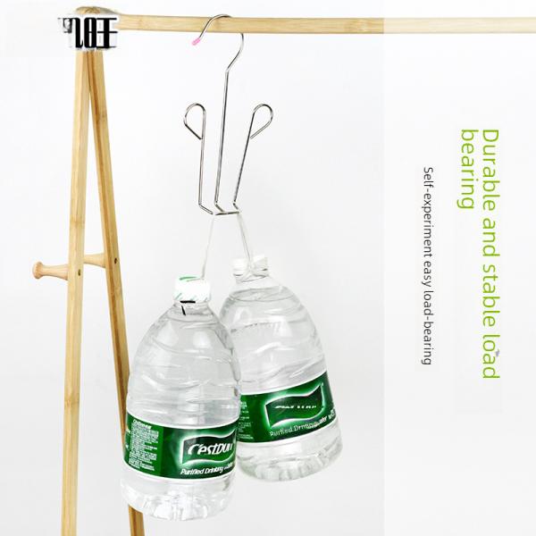 Thickened Stainless Steel Shoe Drying Rack Outdoor Balcony Shoe Hanging Hook Non-magnetic Hanging Rack Storage Cleaning Tool