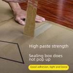 Wide Transparent Packing Tape Large Roll Express Sealing Tape Packing Cloth Transparent Box Sealing Whole Case